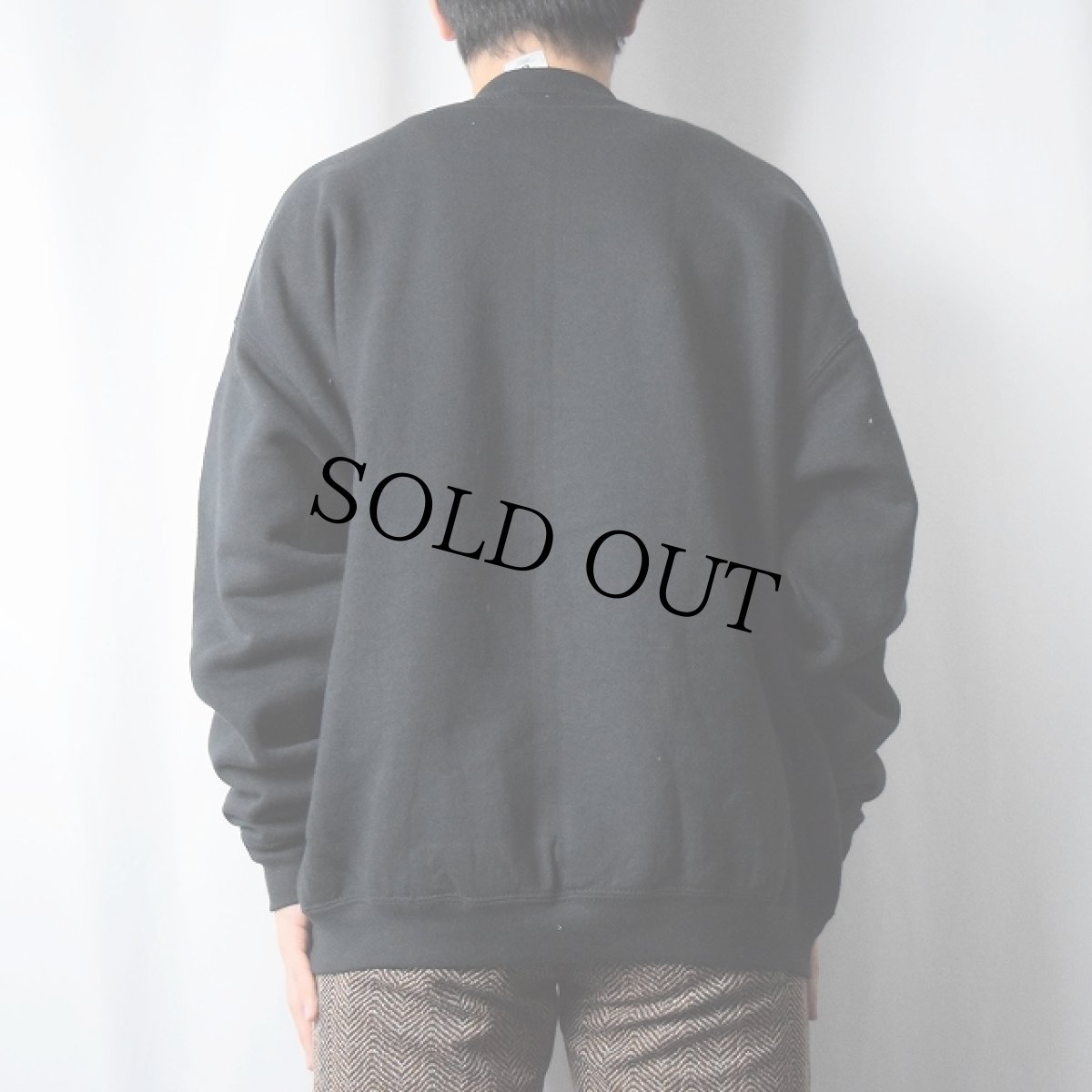 画像3: 90〜2000's The Crow City of Angels USA製 映画刺繍スウェット BLACK XL (3)