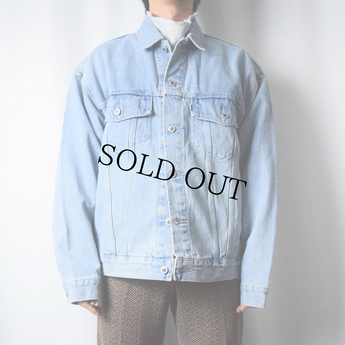 画像2: Levi's SILVERTAB デニムジャケット M (2)