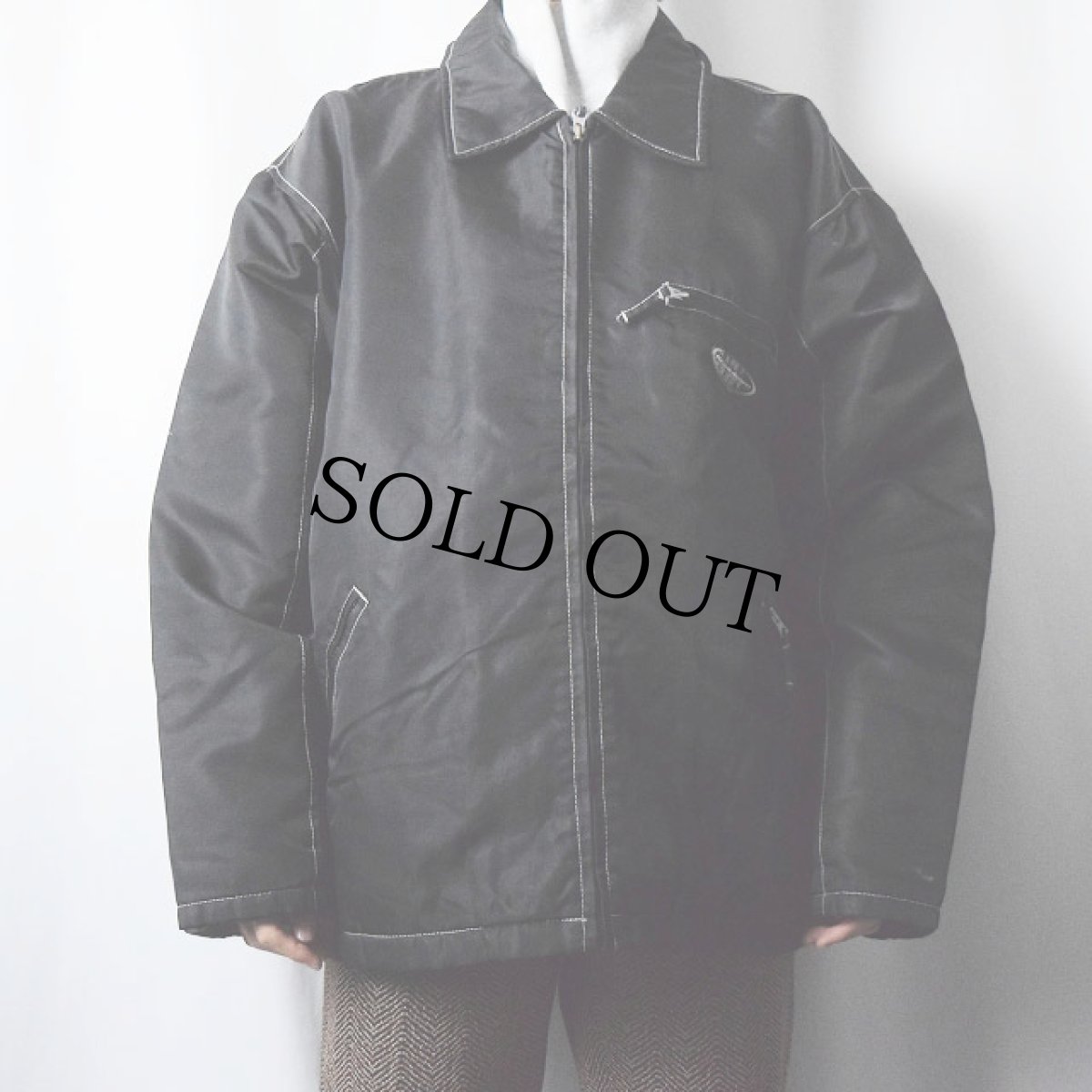 画像2: Brealdown ボアライナーナイロンジャケット BLACK M (2)