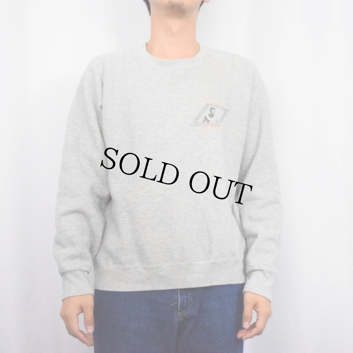 画像3: 80's ocean pacific "ATTITUDE SURFING" プリントラグランスウェット L (3)