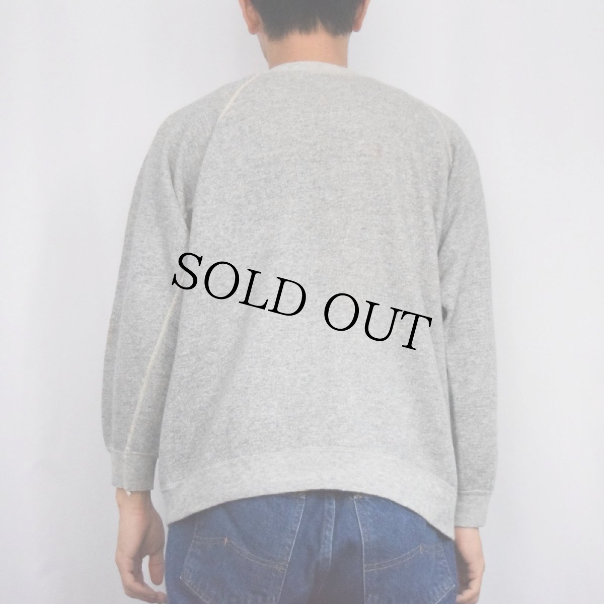 画像3: 70〜80's Unknown 無地ラグランスウェット (3)