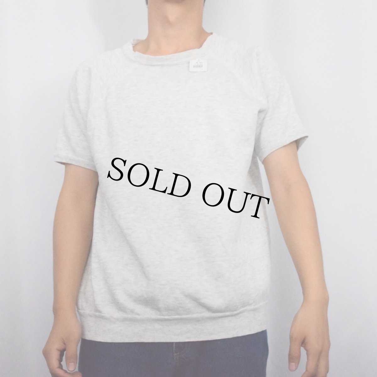 画像2: 80's Unknown 無地 半袖スウェット (2)