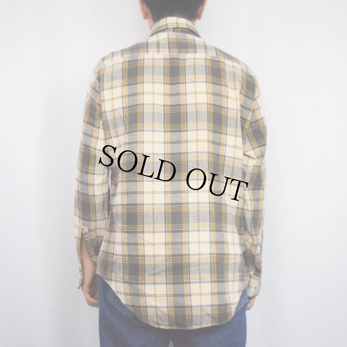 画像3: 70's CHRLIE BROWN SHIRTMAKERS USA製 チェック柄 ライトネルシャツ M (3)