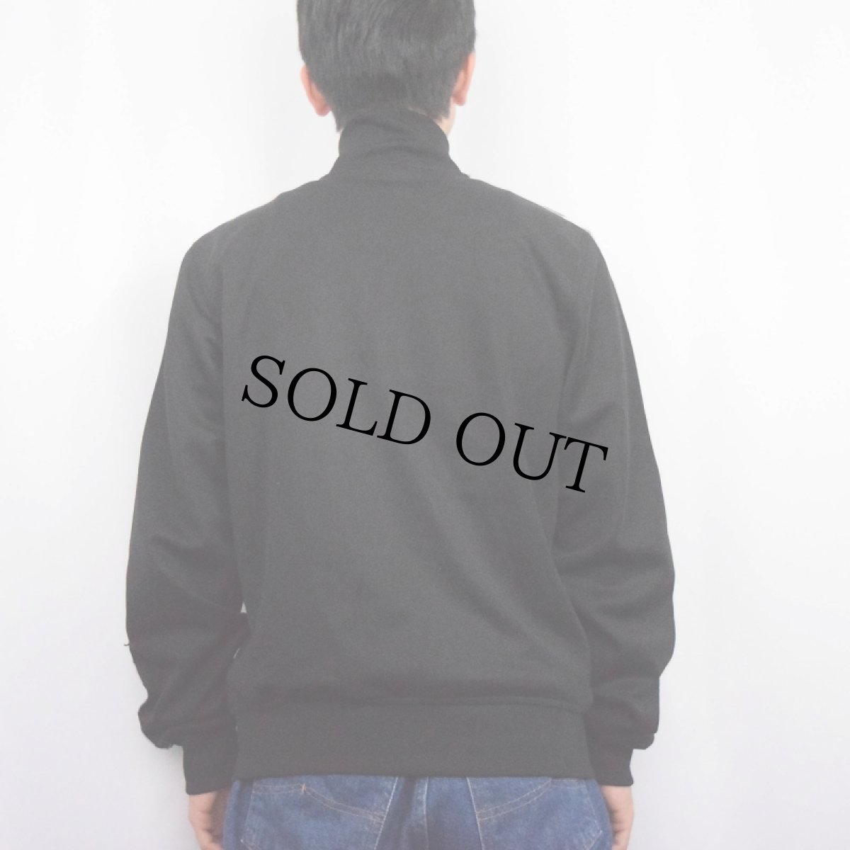 画像3: hummel ロゴ刺繍 サイドライントラックジャケット BLACK L (3)