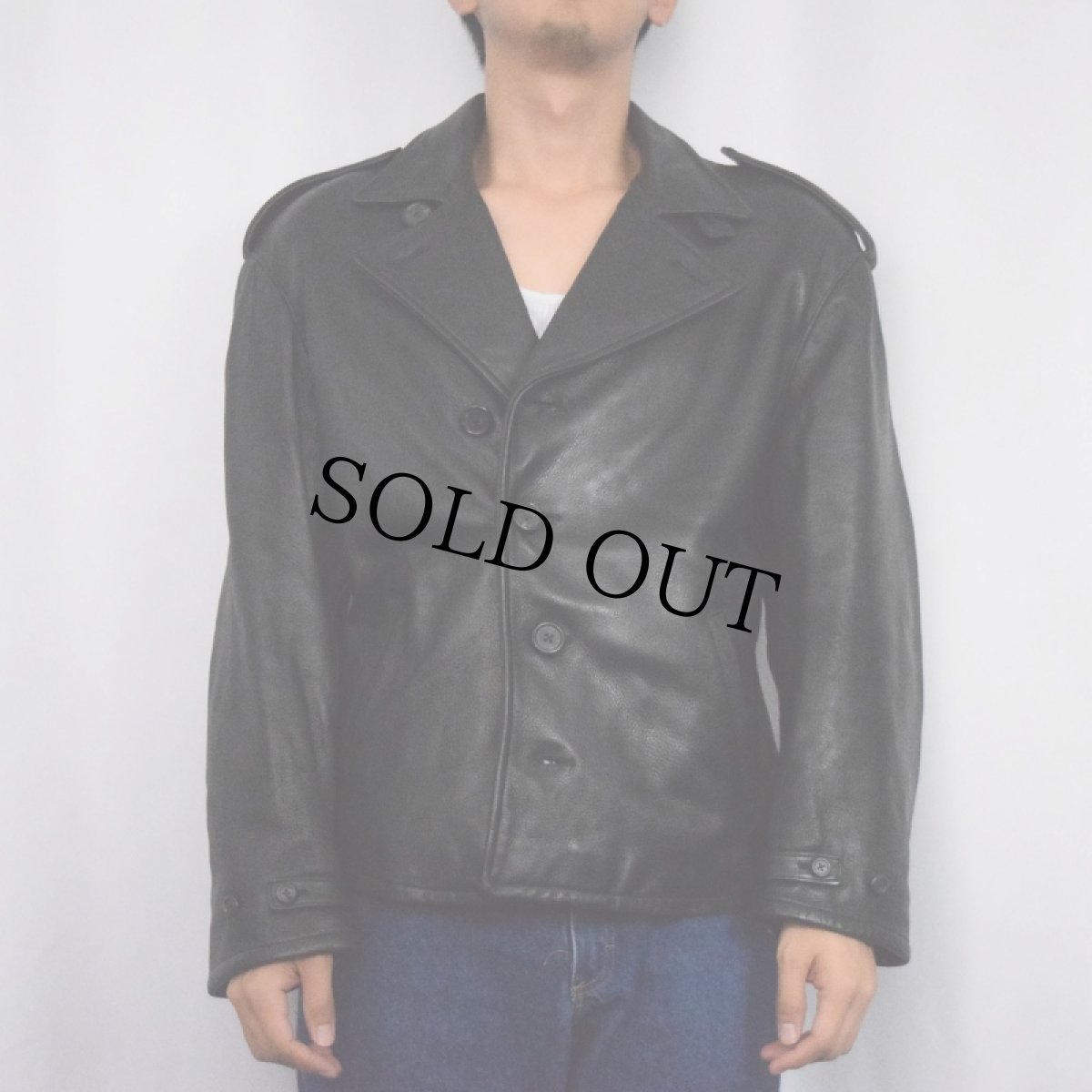 画像2: 90's〜 Ralph Lauren Purple Label USA製 ダブルライダースジャケット BLACK M (2)