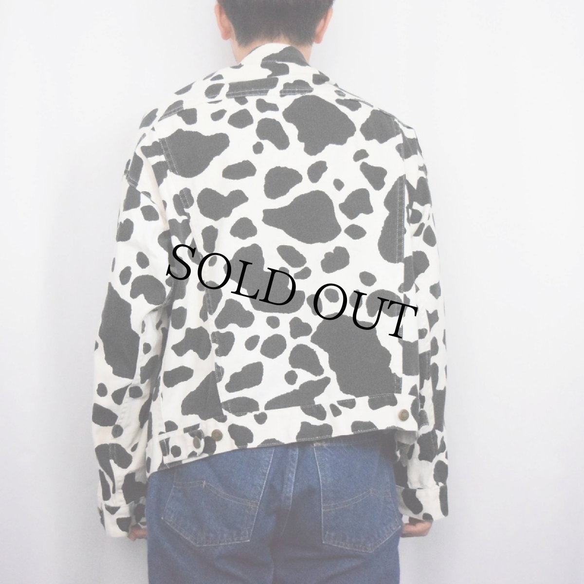 画像3: "3rd TYPE" 牛柄コットンジャケット (3)