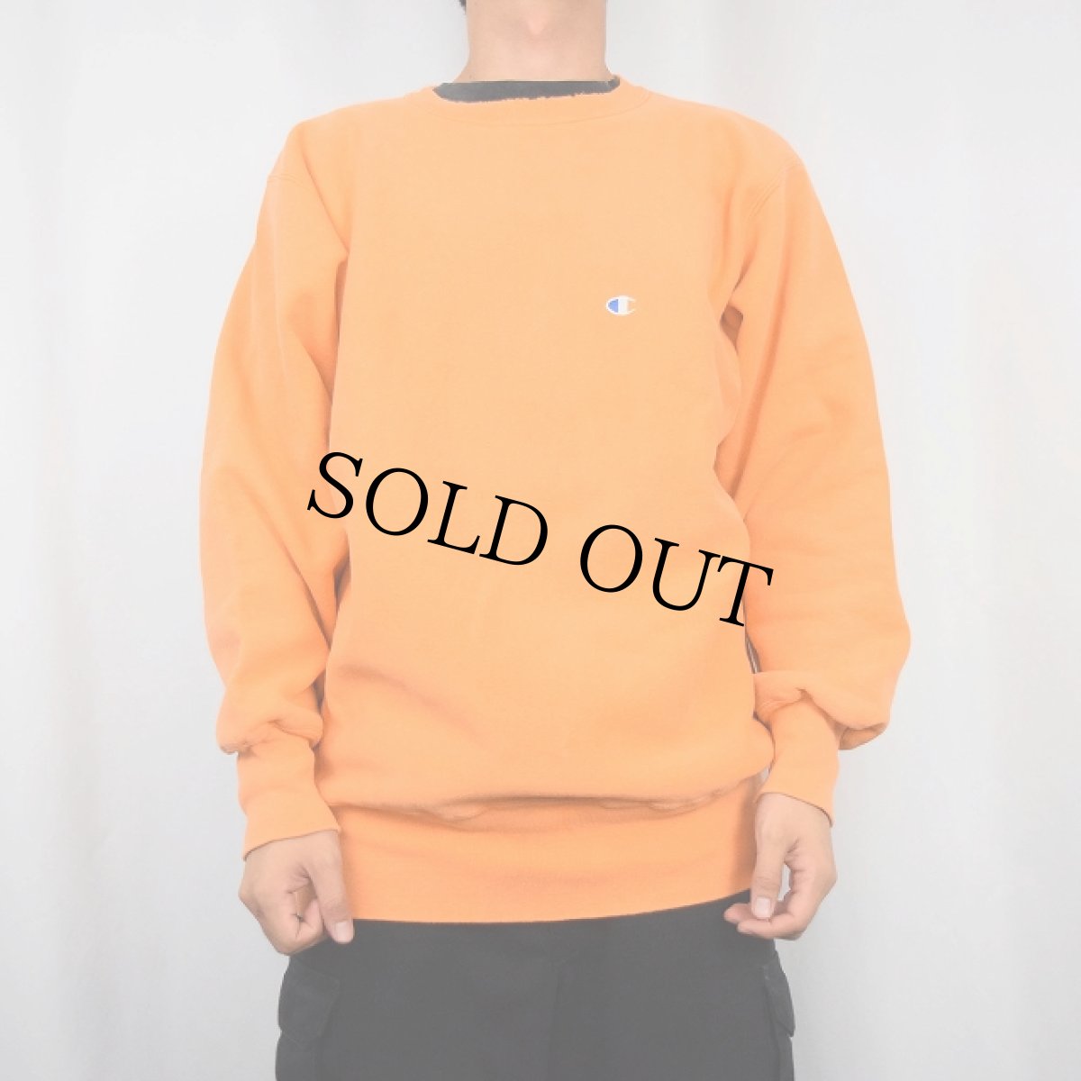 画像2: 90's Champion REVERSE WEAVE USA製 目付きスウェット XL (2)