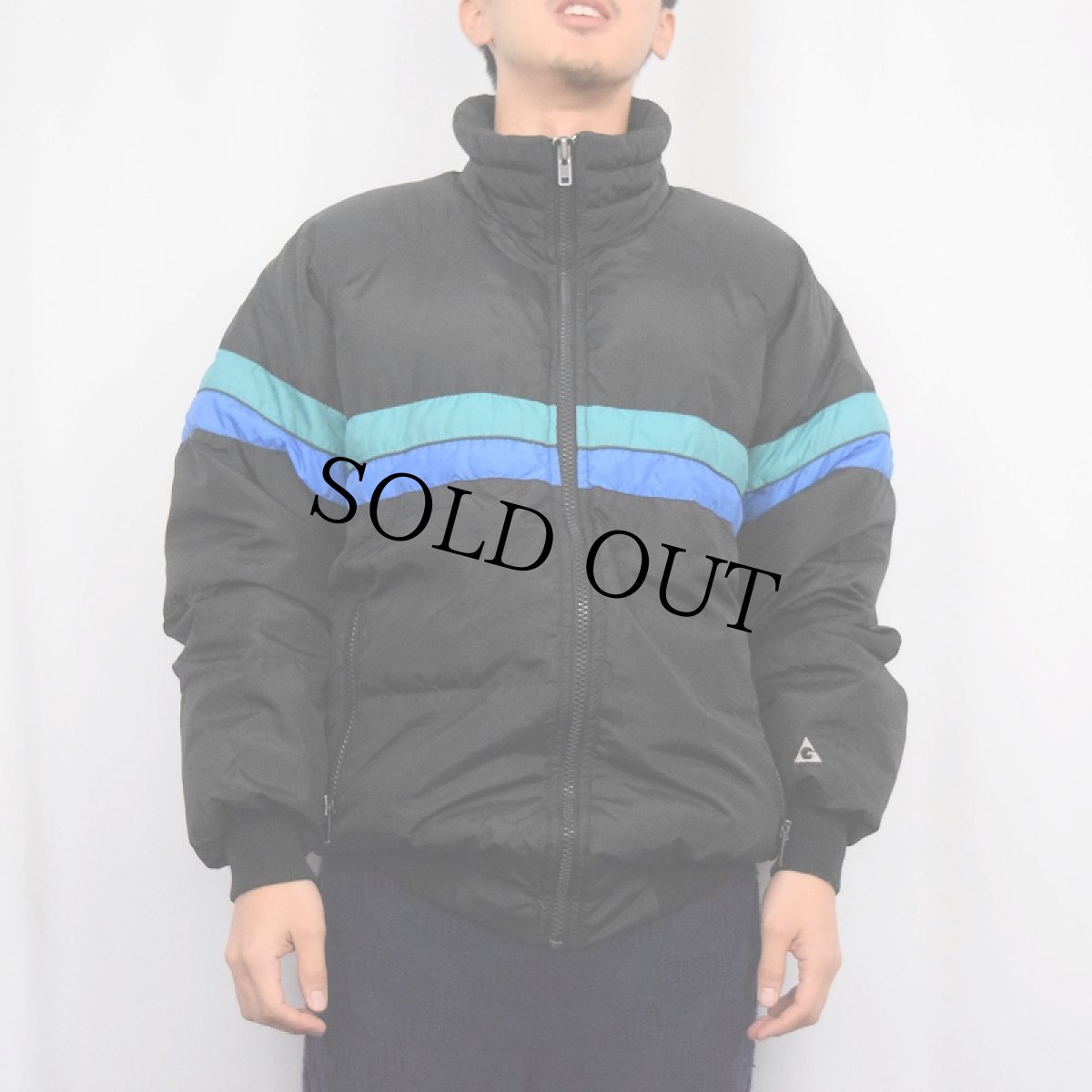 画像2: 80's GERRY USA製 ダウンジャケット BLACK XL (2)