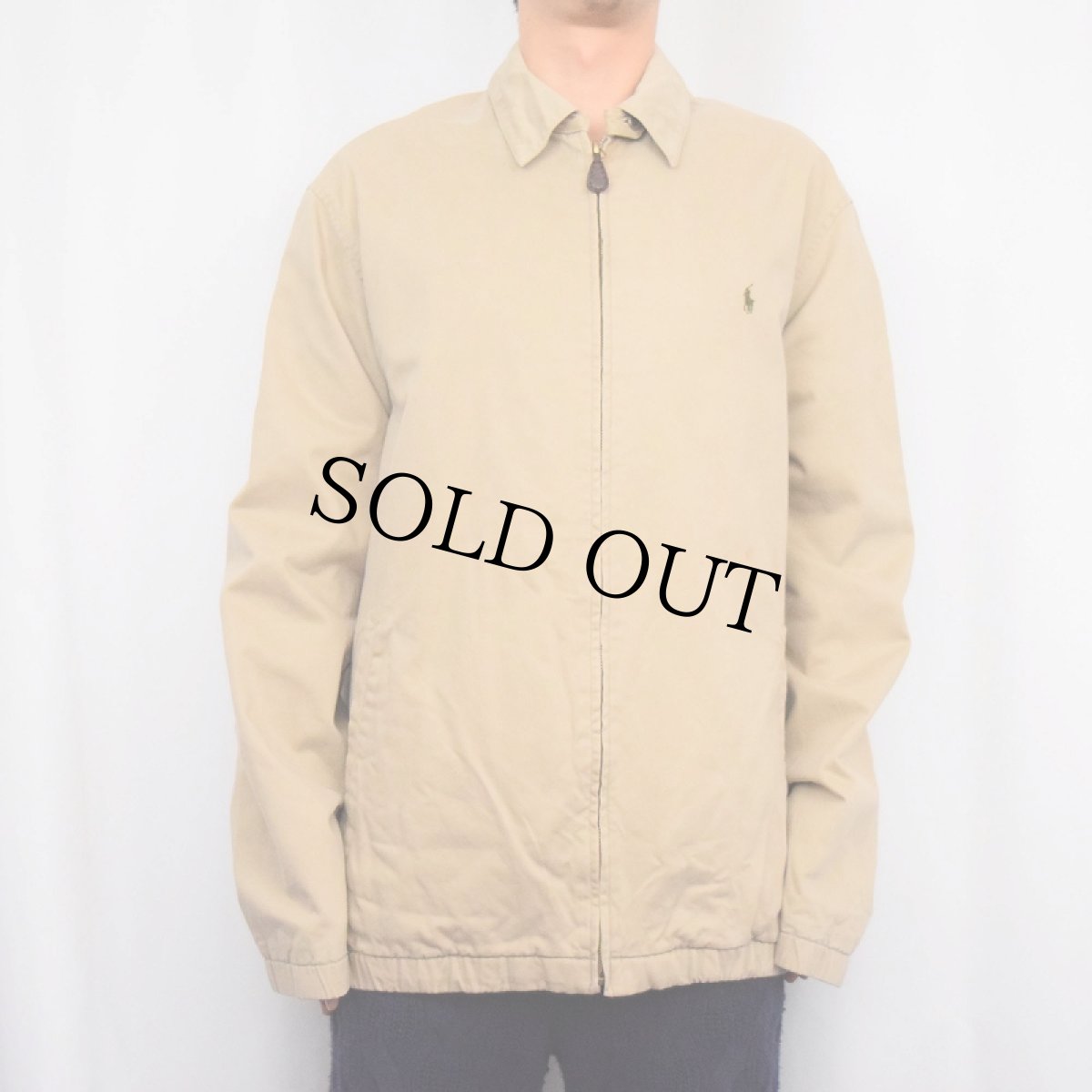 画像2: POLO Ralph Lauren ロゴ刺繍 チンスト付き コットンスイングトップ LT (2)