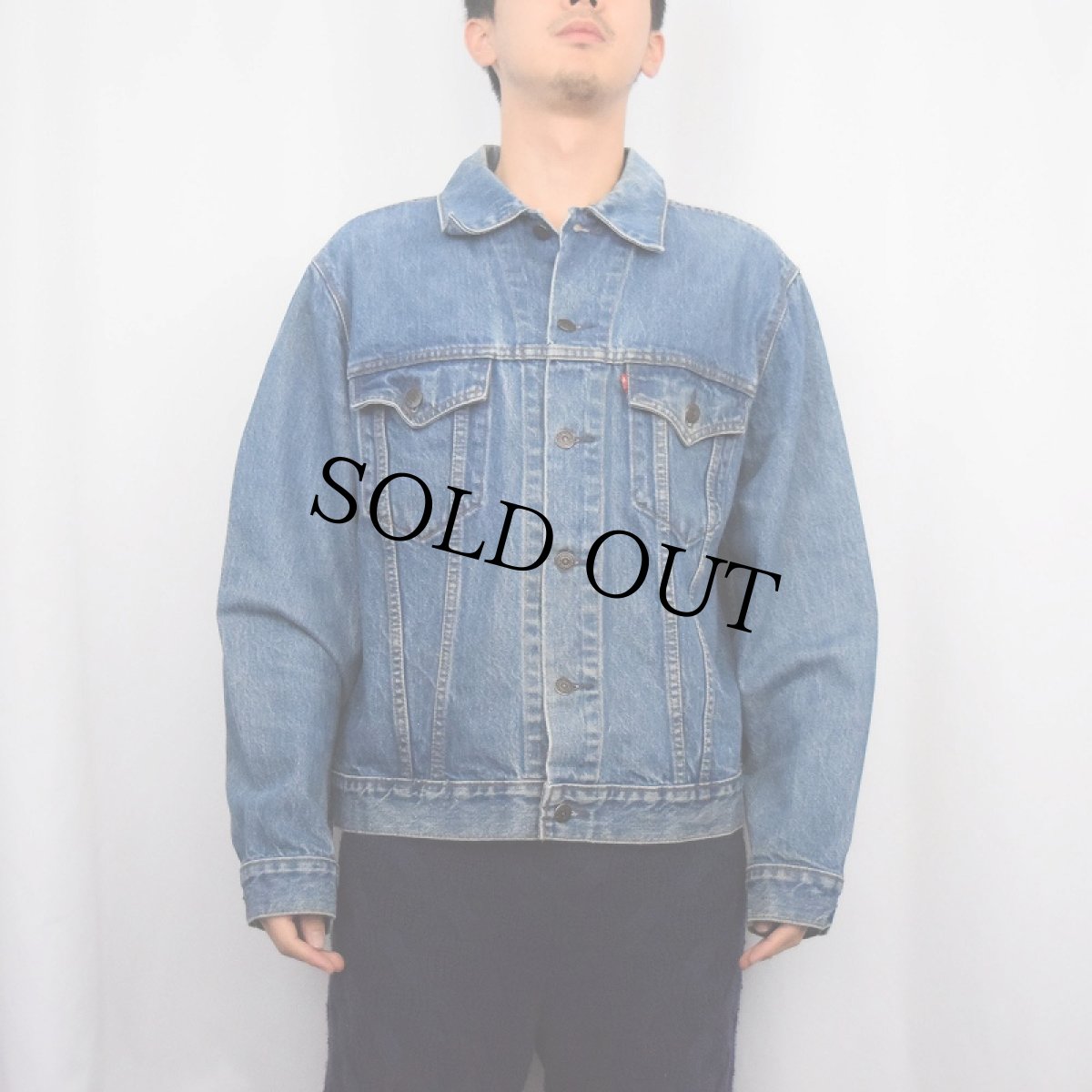 画像2: 80's Levi's 75505-0211 デニムジャケット SIZE46 (2)