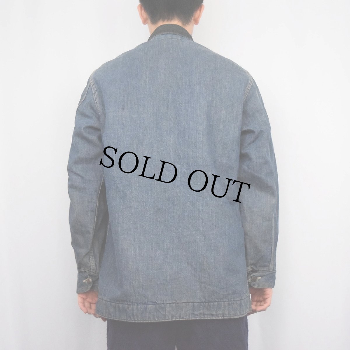 画像3: 70's Sears WORK'N LEISURE ブランケットライナー デニムカバーオール M (3)