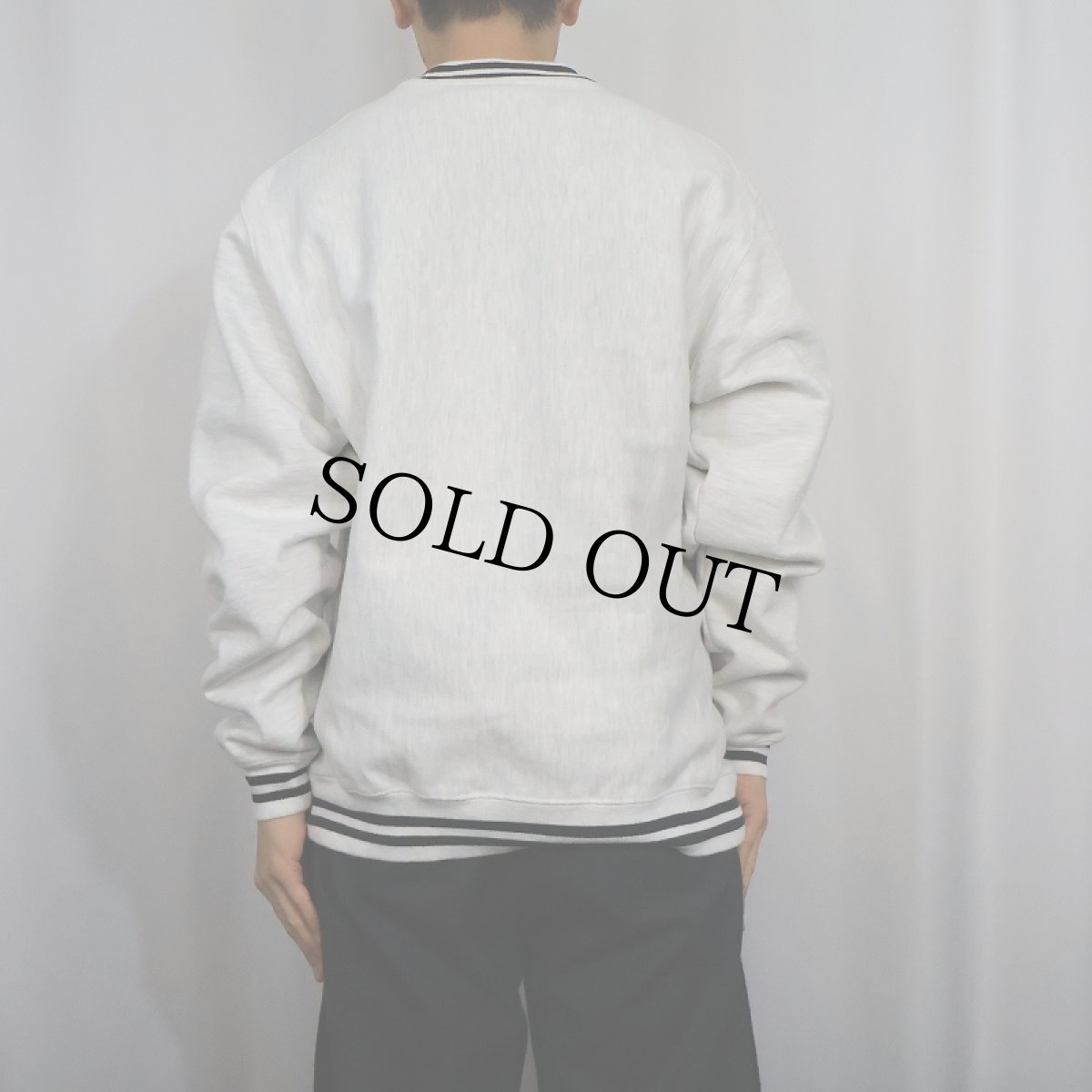 画像3: 2000's Champion REVERSE WEAVE "ARMY" プリントスウェット M (3)