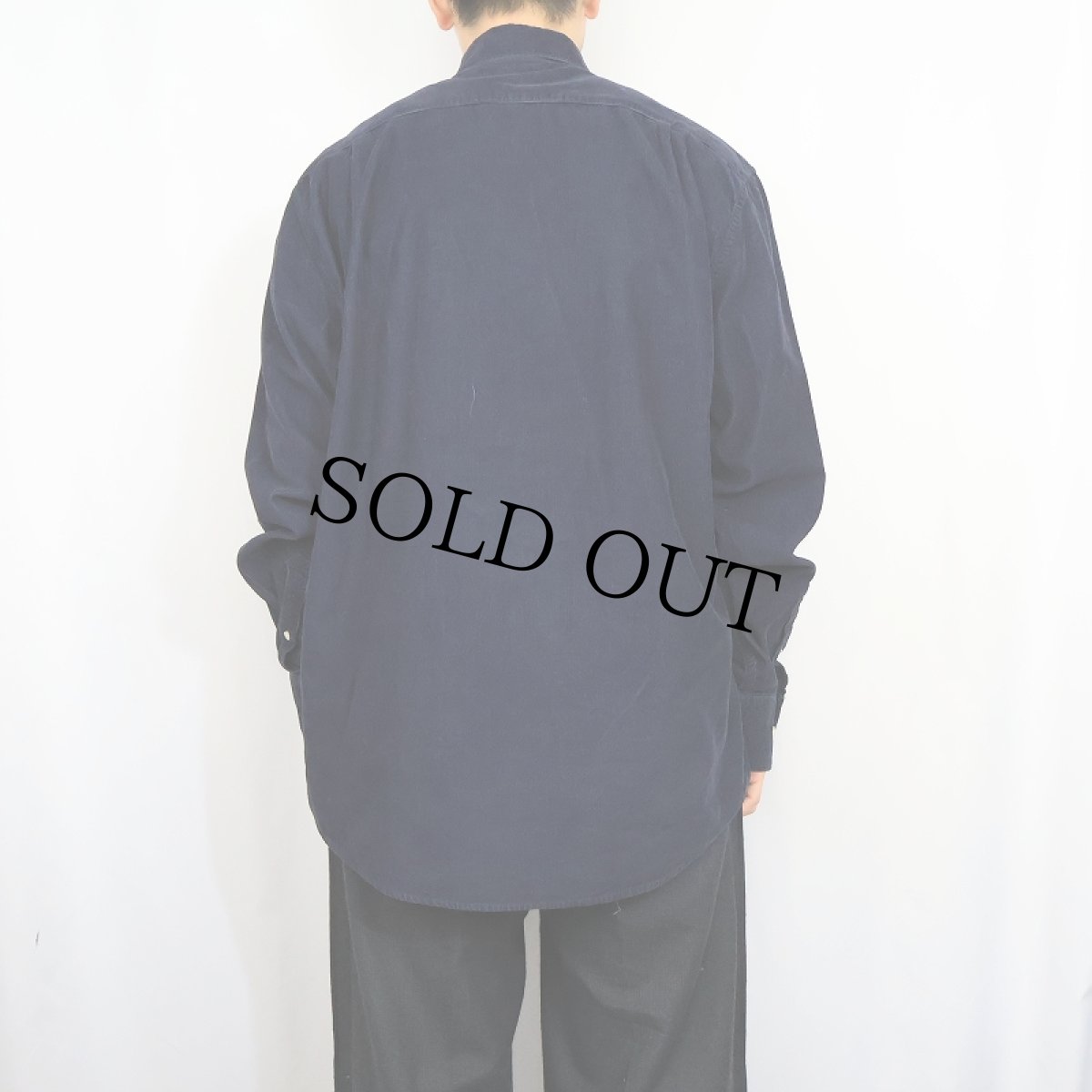 画像3: Barbour コーデュロイ ボタンダウンシャツ NAVY (3)