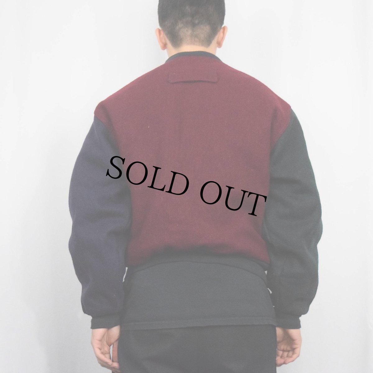 画像3: 90's Manhattan USA製 中綿入り クレイジーパターン ウールジャケット (3)