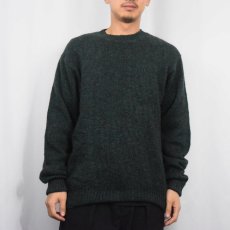画像2: 90's〜 Pendleton ウールニットセーター GREEN S (2)