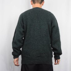 画像3: 90's〜 Pendleton ウールニットセーター GREEN S (3)