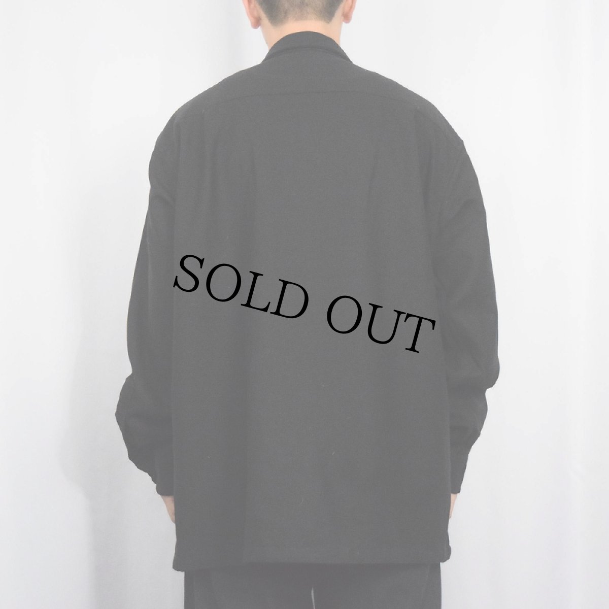 画像3: 90's〜 Pendleton オープンカラーウールシャツ BLACK XL (3)