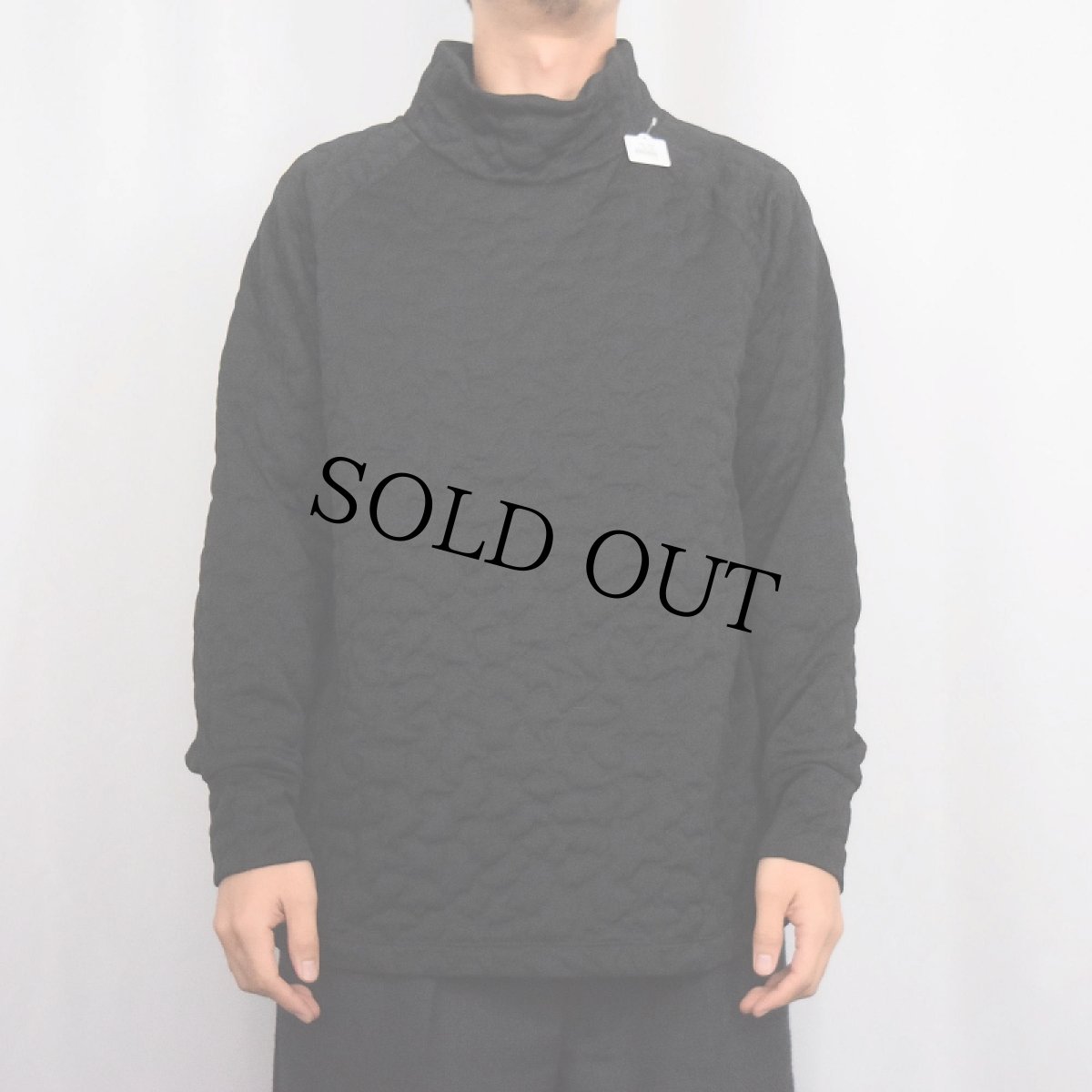 画像5: JOE FRESH ACTIVE ハイネック キルティングプルオーバー BLACK M (5)