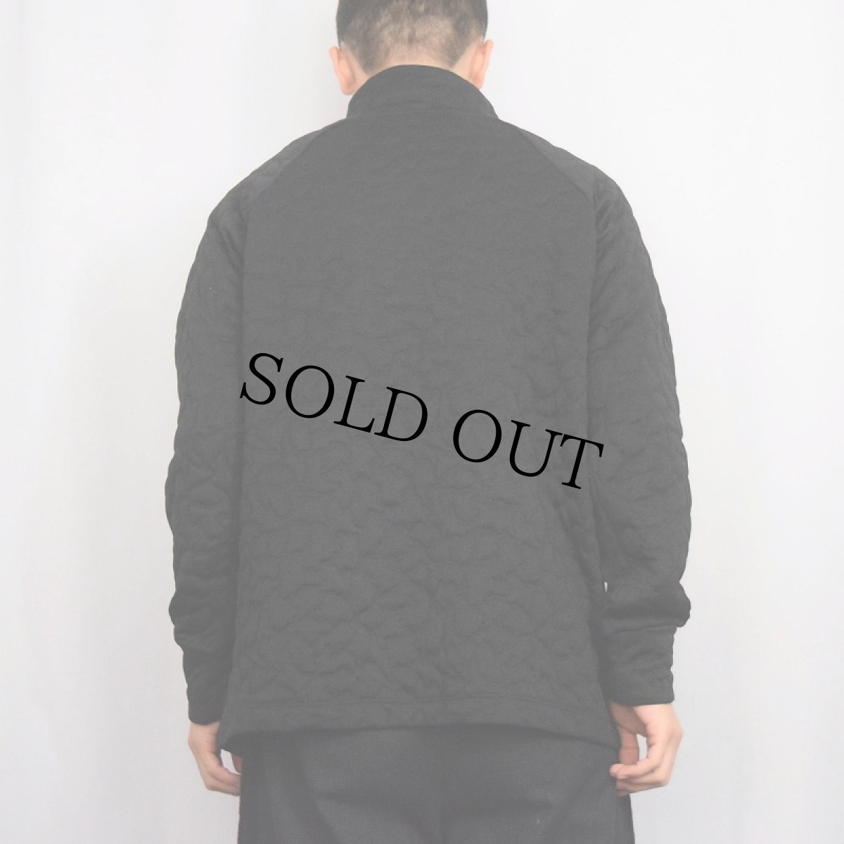 画像6: JOE FRESH ACTIVE ハイネック キルティングプルオーバー BLACK M (6)