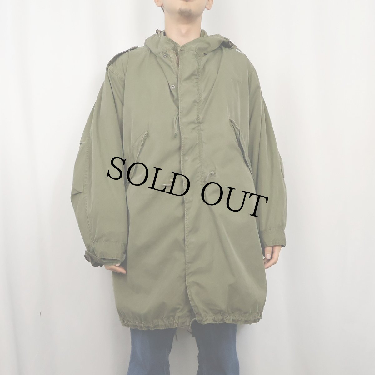 画像2: 50's U.S.ARMY M-51 ライナー付き モッズコート (2)