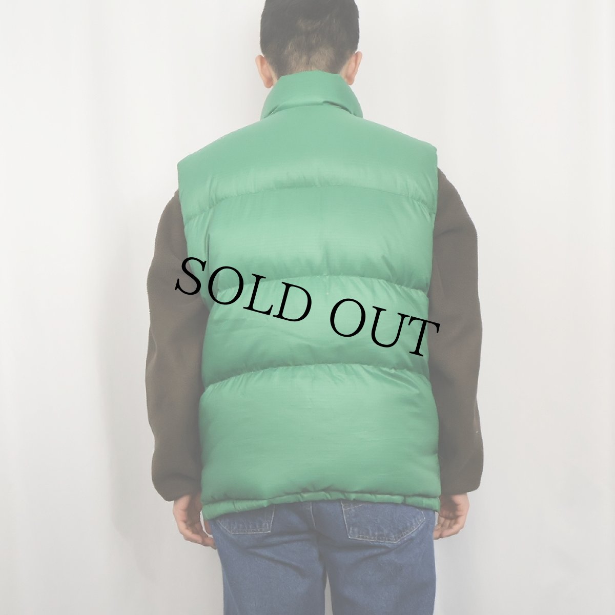 画像3: 70's THE NORTH FACE 茶タグ ダウンベスト XL (3)