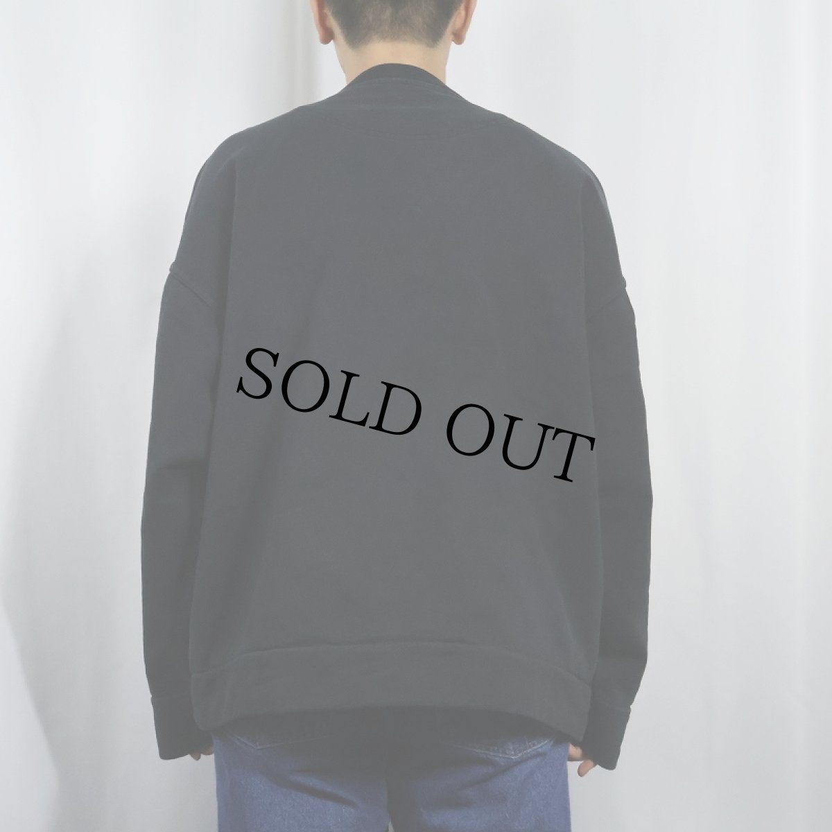 画像3: Marlboro アームポケット付き 無地スウェット BLACK XL (3)