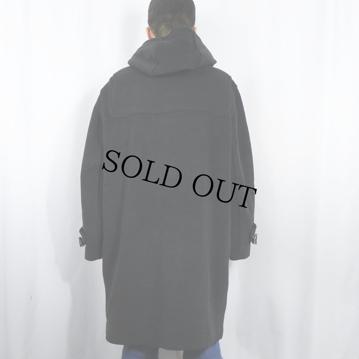 画像3: 90's〜 GRENFELL ENGLAND製 ウールダッフルコート BLACK SIZE40 (3)