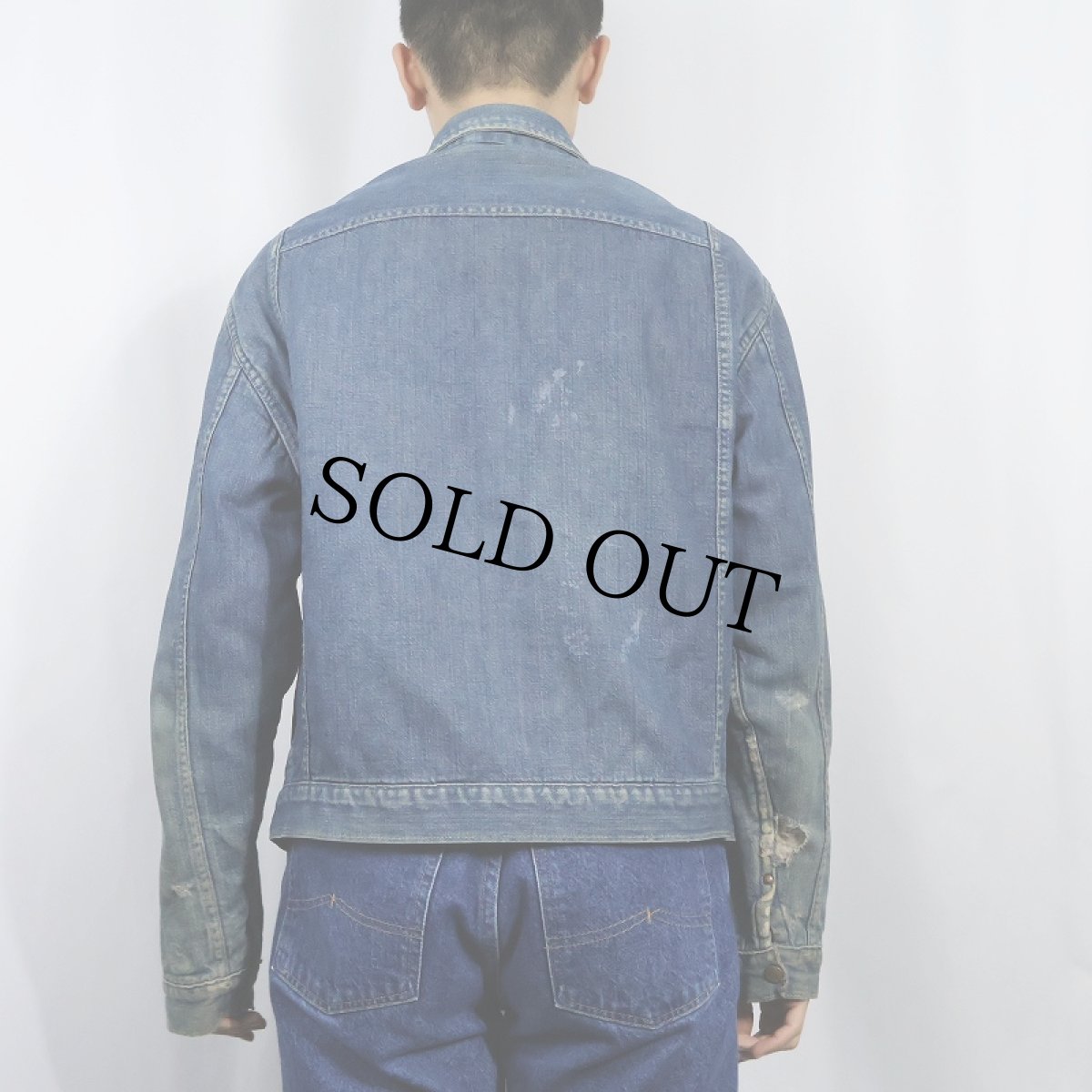 画像3: 60's ROEBUCKS by Sears キルティングライナー デニムジャケット (3)