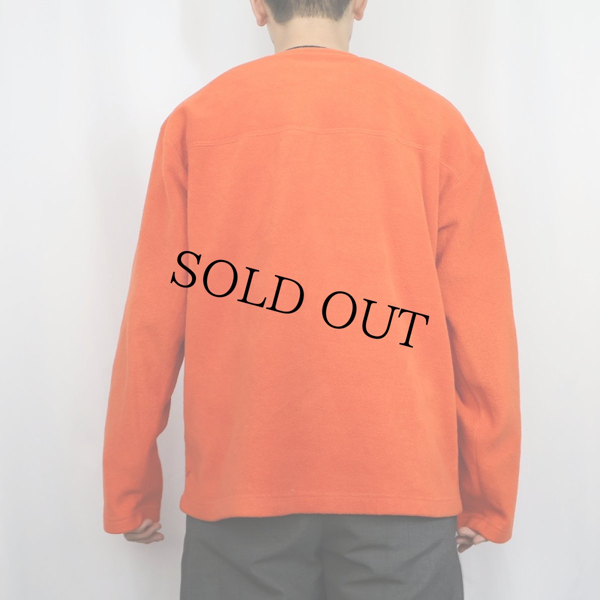 画像5: GAP Vネック フリースプルオーバー L (5)