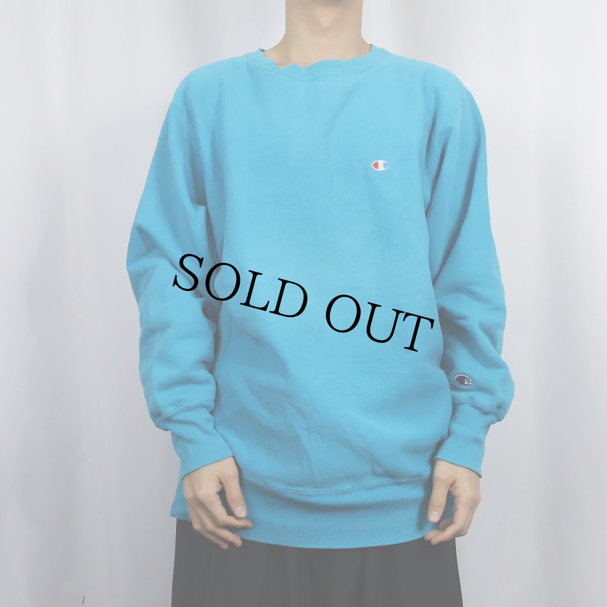 画像2: 90's Champion REVERSE WEAVE USA製 目付きスウェット XL (2)