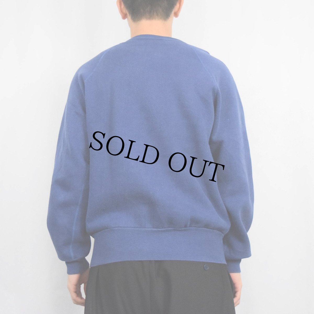 画像3: 80's TIGER BRAND "QUEEN'S UNIVERSITY" プリントラグランスウェット NAVY L (3)