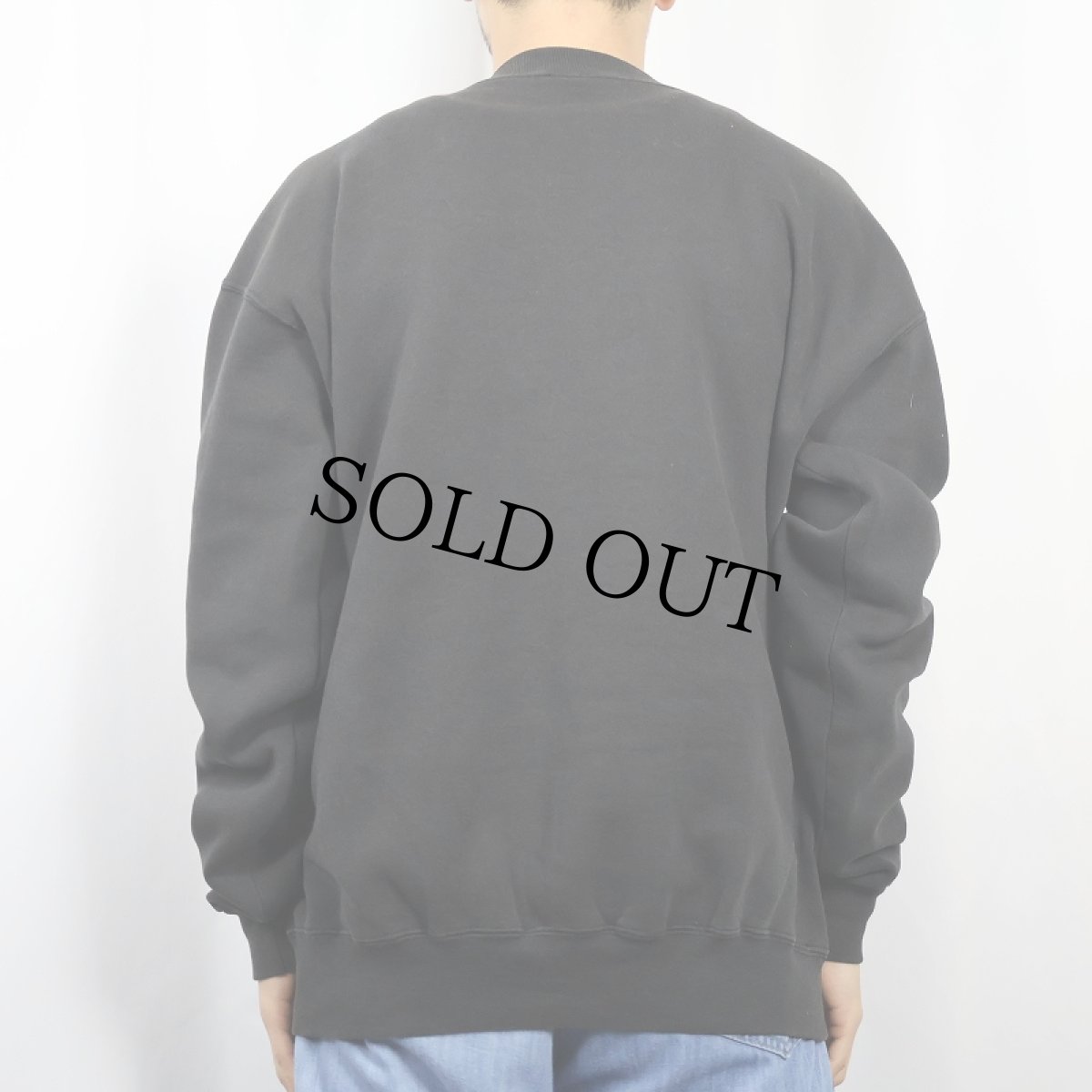 画像3: 90's PINK PANTHER USA製 キャラクタープリントスウェット BLACK XL (3)