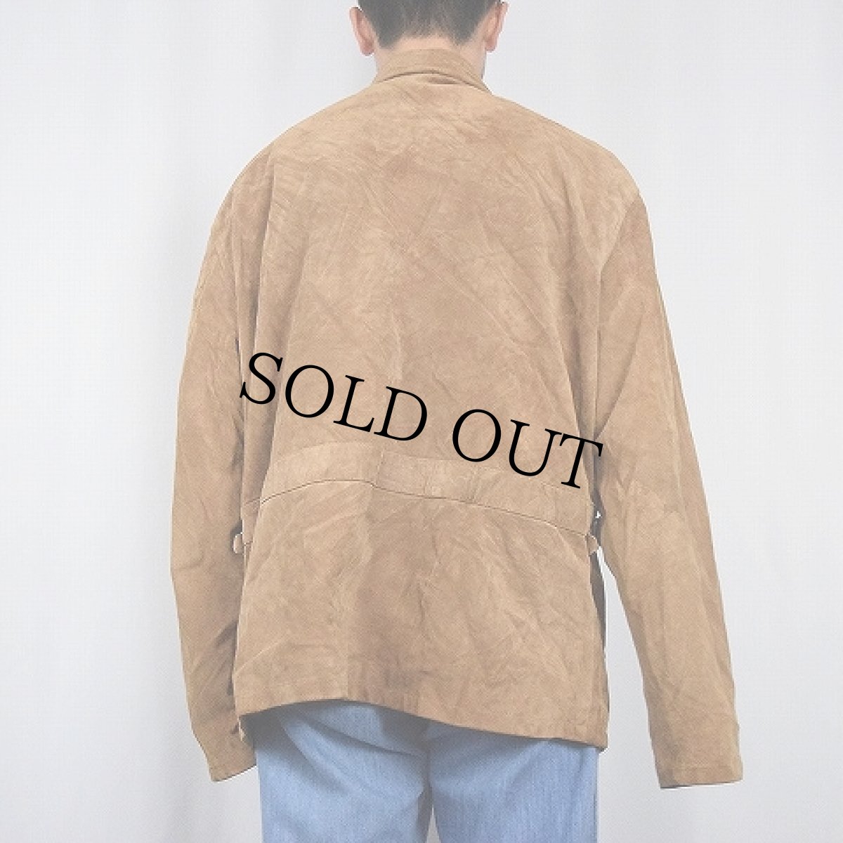 画像3: POLO Ralph Lauren スエードレザージャケット XL (3)