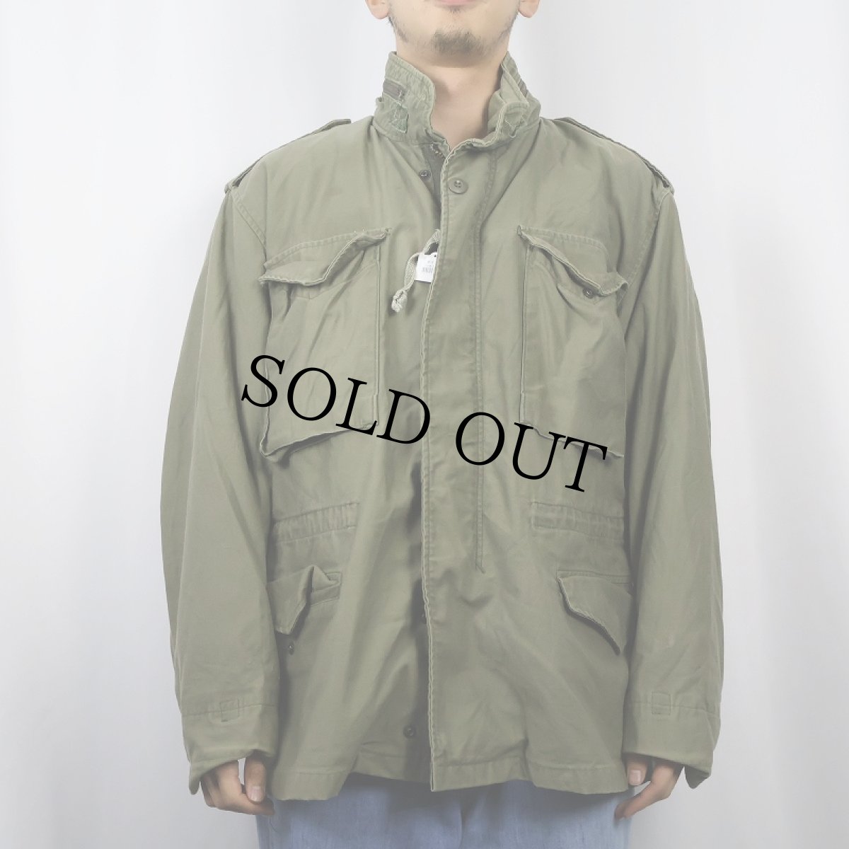 画像2: 80's U.S.ARMY M-65 フィールドジャケット 3rd MEDIUM-SHORT (2)