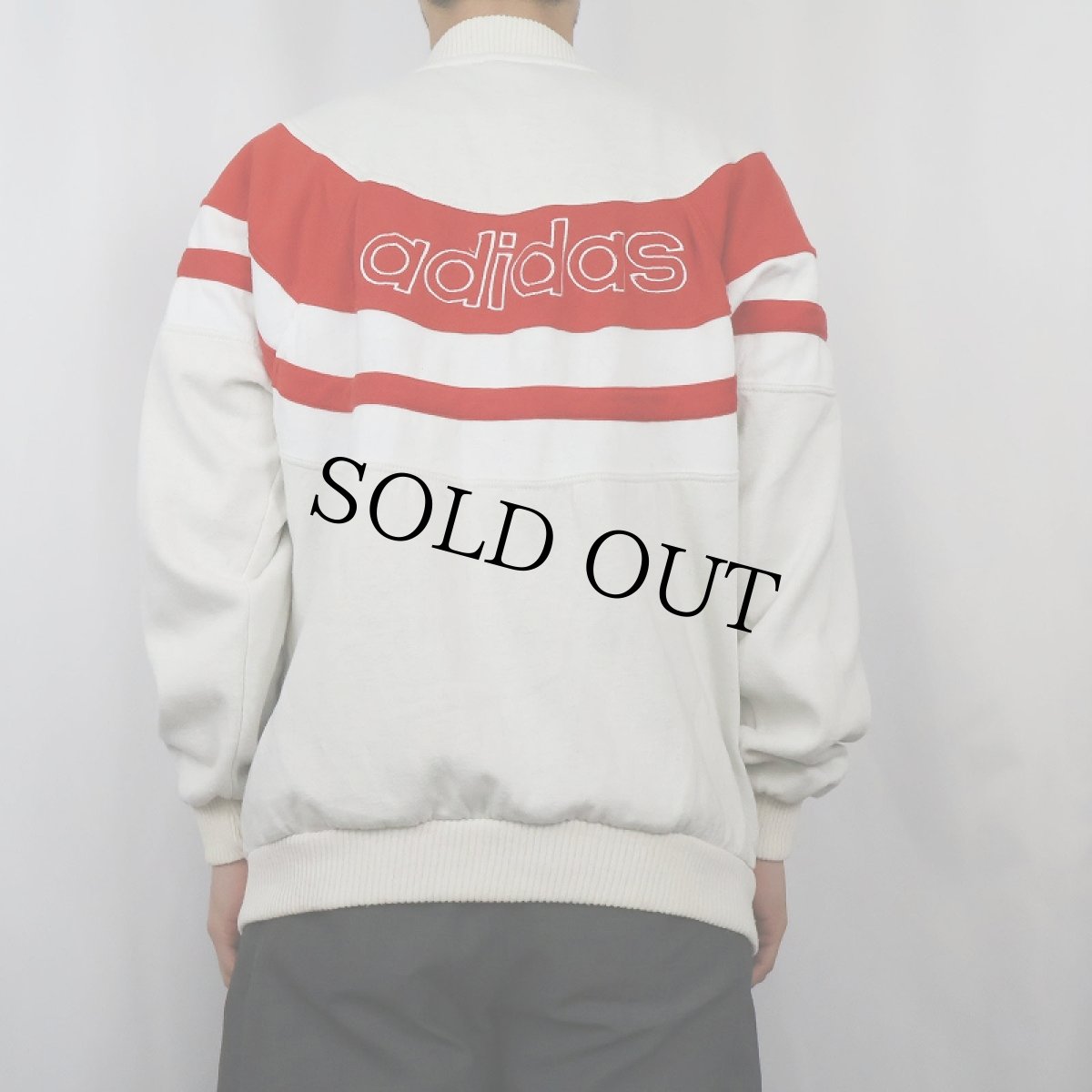 画像4: 80's adidas 切り替えデザイン スウェットジップジャケット (4)