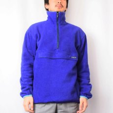 画像2: 80's Patagonia ハーフジップフリースプルオーバージャケット (2)