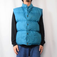 画像2: 80〜90's L.L.Bean ナイロンダウンベスト XL (2)