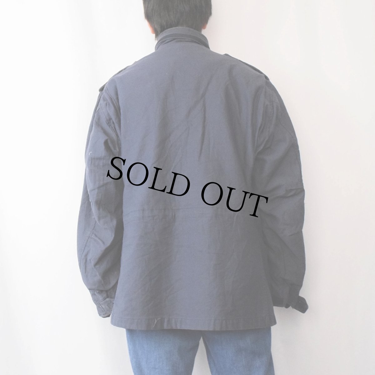 画像3: 80's GOLDEN MFG M-65 TYPE フィールドジャケット NAVY LARGE-LONG (3)