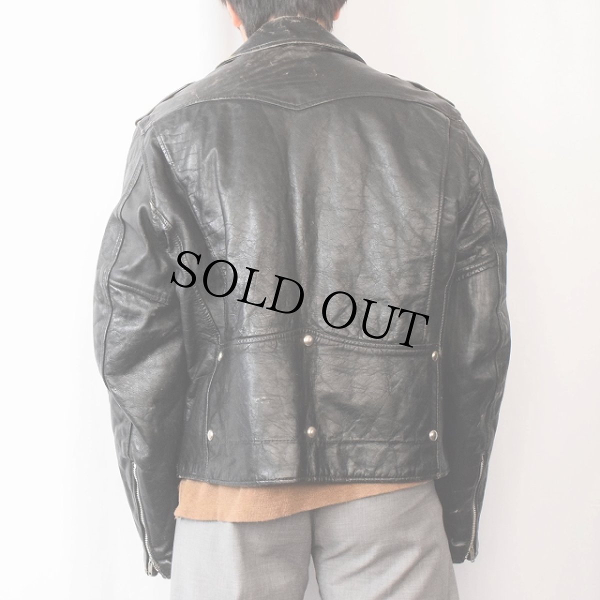 画像3: 70〜80's ダブルライダースジャケット (3)