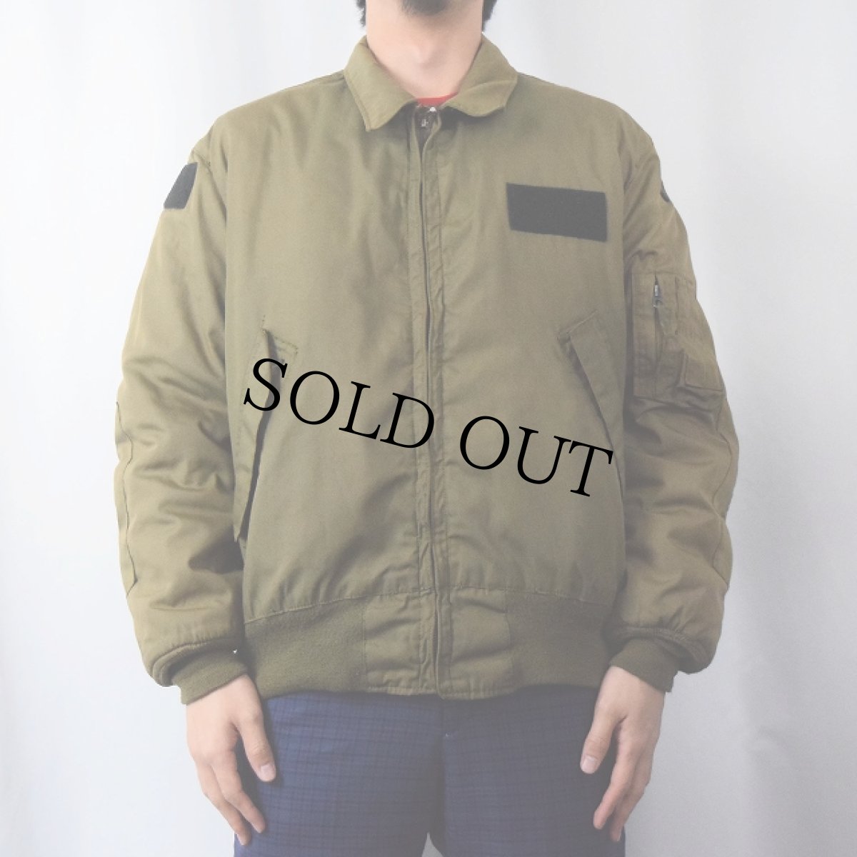 画像2: 80's U.S.ARMY CVC タンカースジャケット ノーメックス LARGE-LONG (2)