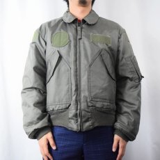 画像2: 90's U.S.AIR FORCE CWU-45/P フライトジャケット MEDIUM (2)