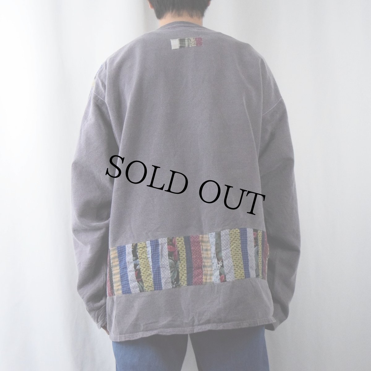 画像3: 90's FLASH AVANTI COLLECTION CANADA製 パッチワークデザインプルオーバー SIZE4 (3)