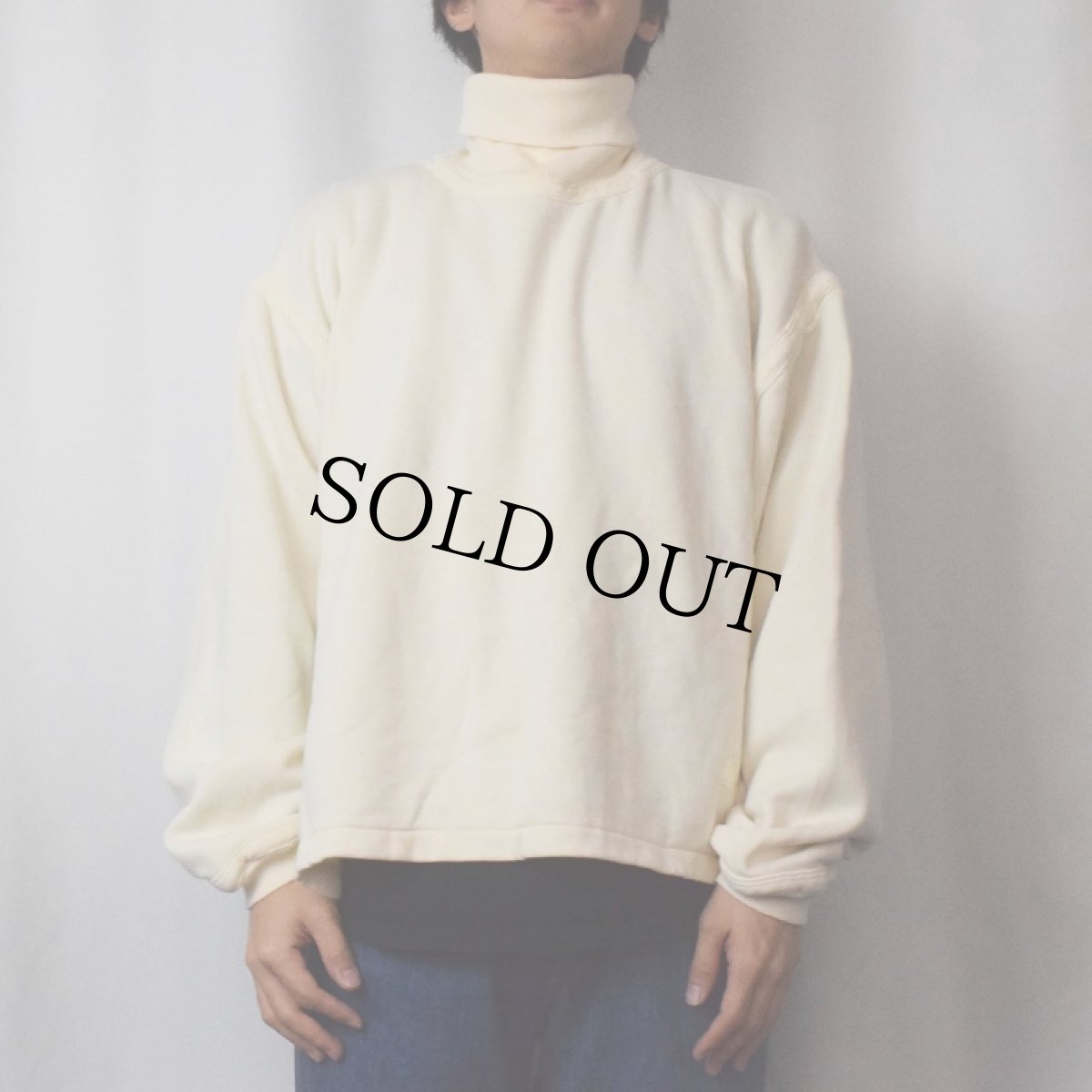 画像2: 90's WEST ISLAND TRADING CO タートルネックスウェット L (2)