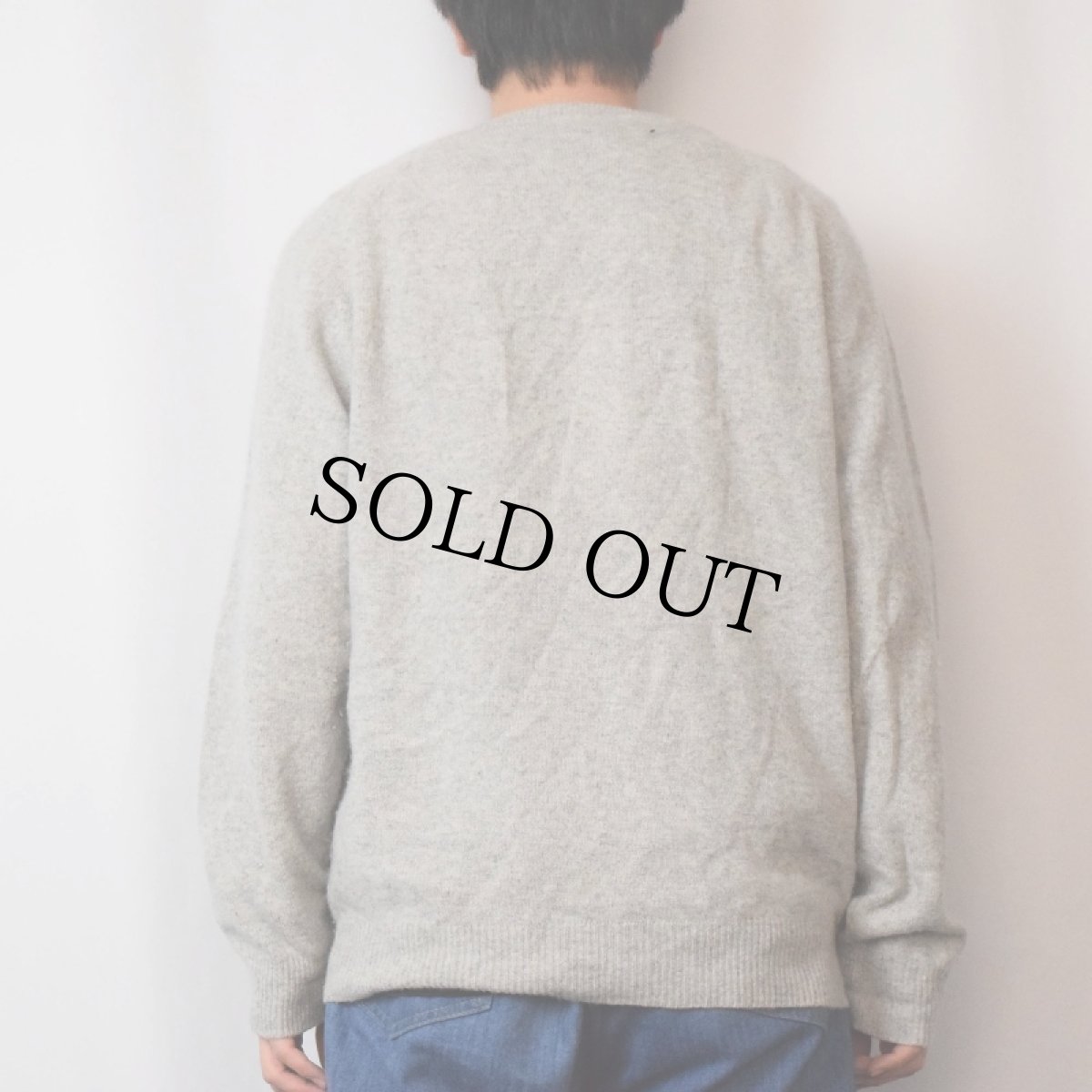 画像3: ALEXANDER JULIAN COLOURS Vネック カシミアニットセーター M (3)