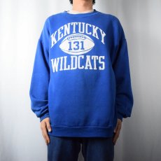 画像2: 70〜80's RUSSELL ATHLETIC 金タグ "KENTYCKY WILDCATS" プリントスウェット XXXL (2)