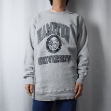 画像2: REVERSE WEAVE TYPE "HAMPTON UNIVERSITY" プリントスウェット (2)