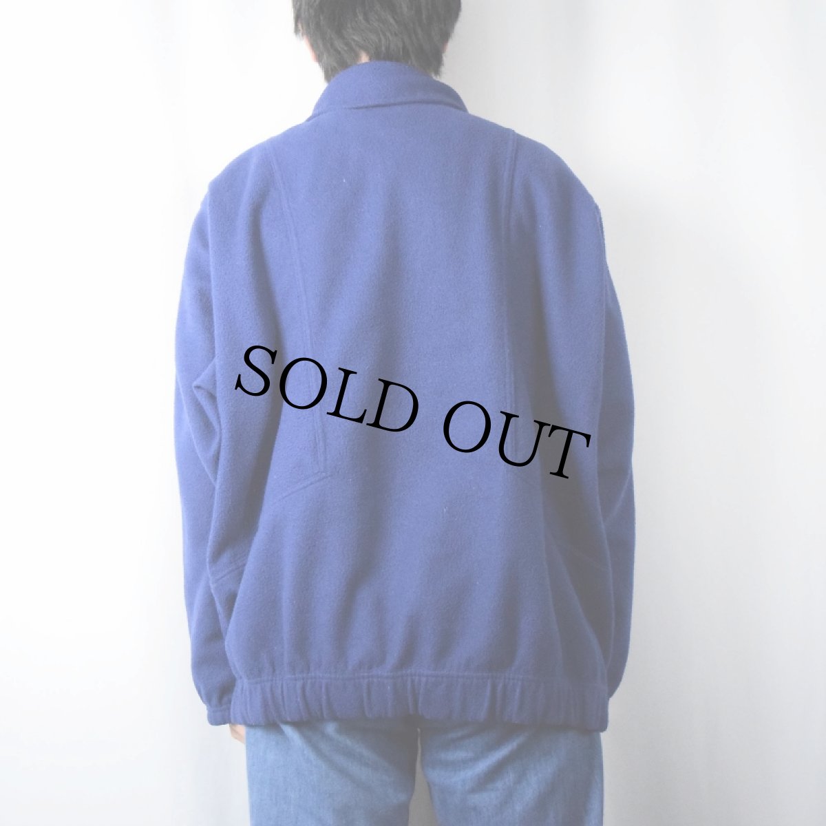 画像3: 90's NIKE 銀タグ "F.I.T." フリースプルオーバー NAVY (3)