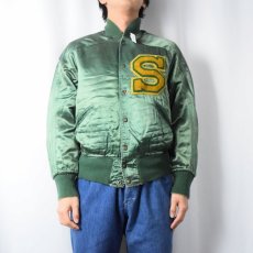 画像3: 50〜60's BUTWIN JACKET パッチ付き リバーシブル サテンスタジャン (3)