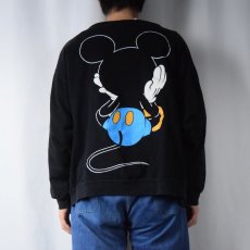 画像4: 90's MICKEY&CO. 青パンミッキー プリントスウェット BLACK (4)