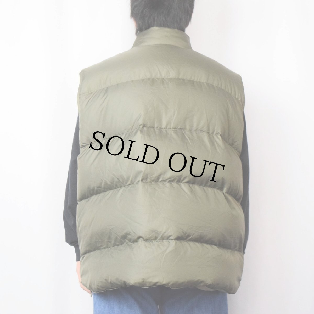 画像4: 90's L.L.Bean ロゴ刺繍 リバーシブルダウンベスト XXL (4)